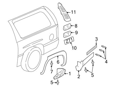 1996 tahoe rear body sheet metal|2000 chevy tahoe rocker parts.